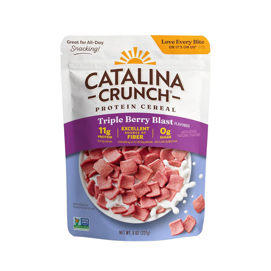 Catalina_Crunch_Protein_Cereal_-_Sugar_Free_Breakfast_Cereal_with_11g_of_Protein_-_Gluten_Free_-_Triple_Berry_Blast_-_8_oz._Bag_(Pack_of_1),_Packaging_May_Vary