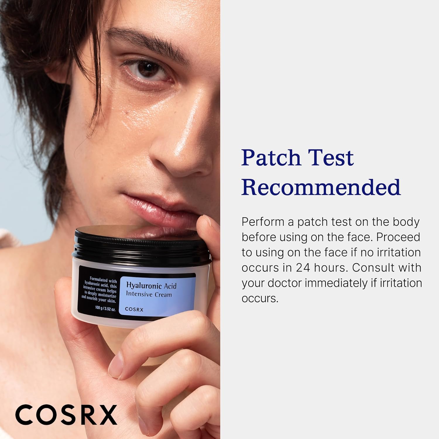 COSRX_Hyaluronic_Acid_Moisturizing_Cream,_Long-lasting_Hydration,_Rich_Moisturizer_for_Sensitive_Skin_3.52_oz_/_100g,_Korean_Skin_Care,_Animal_Testing_Free,_Parabens_Free