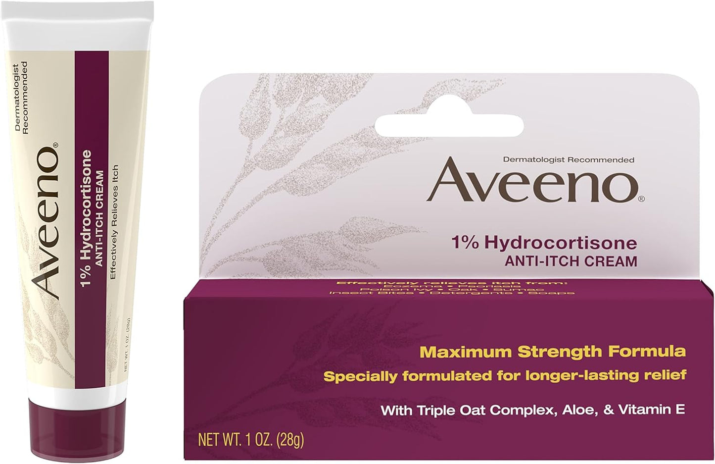 Aveeno_Maximum_Strength_1%_Hydrocortisone_Anti-Itch_Cream,_Triple_Oat,_Aloe_&_Vitamin_E_For_Itch_Relief_From_Eczema,_Psoriasis,_Insect_Bites,_Poison_Ivy,_Oak_&_Sumac_&_Detergents,_1_oz