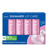 NIVEA Lip Care, Sunscreen Lip Balm with SPF 15 Broad Spectrum, Shea Butter, Nourishing Oils and Vitamin C & E, 3-in-1 Moisture, Repair and Sunscreen