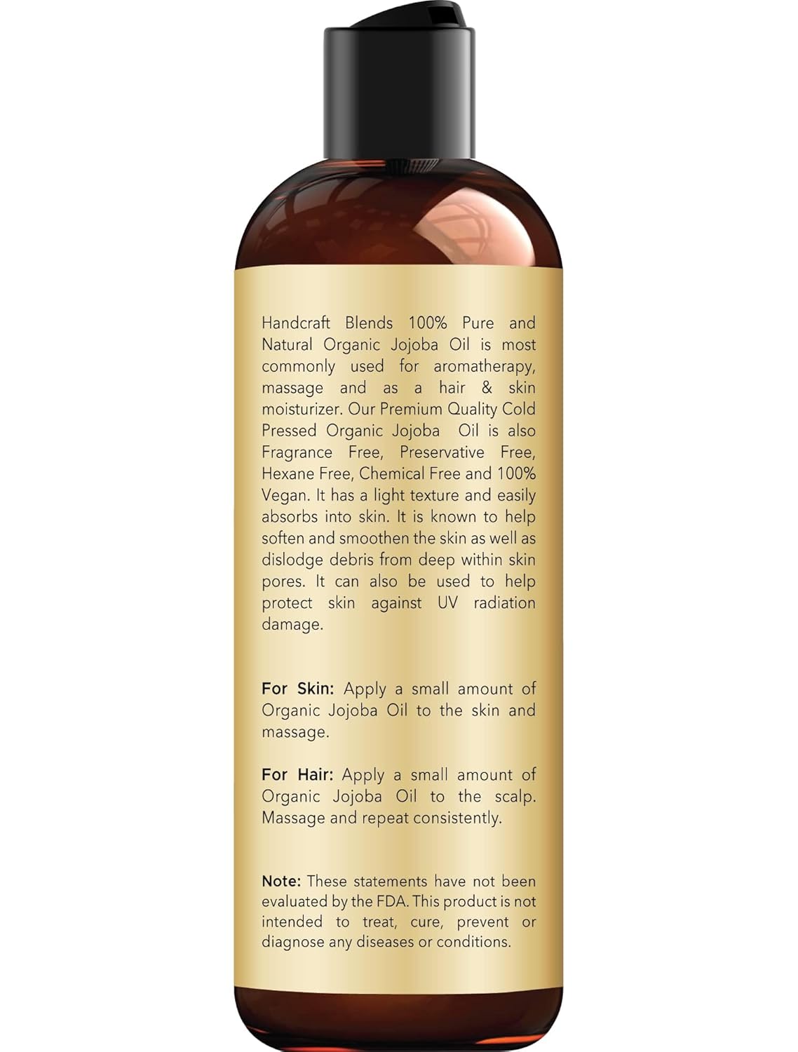 Handcraft_Blends_USDA_Organic_Jojoba_Oil_|_Cold-Pressed_|_8_Fl_Oz_|_100%_Pure_&_Natural_|_for_Hair,_Skin_&_Face_|_Premium_Grade_Carrier_Oil_|_for_Massage_&_Aromatherapy_|_Hexane-Free