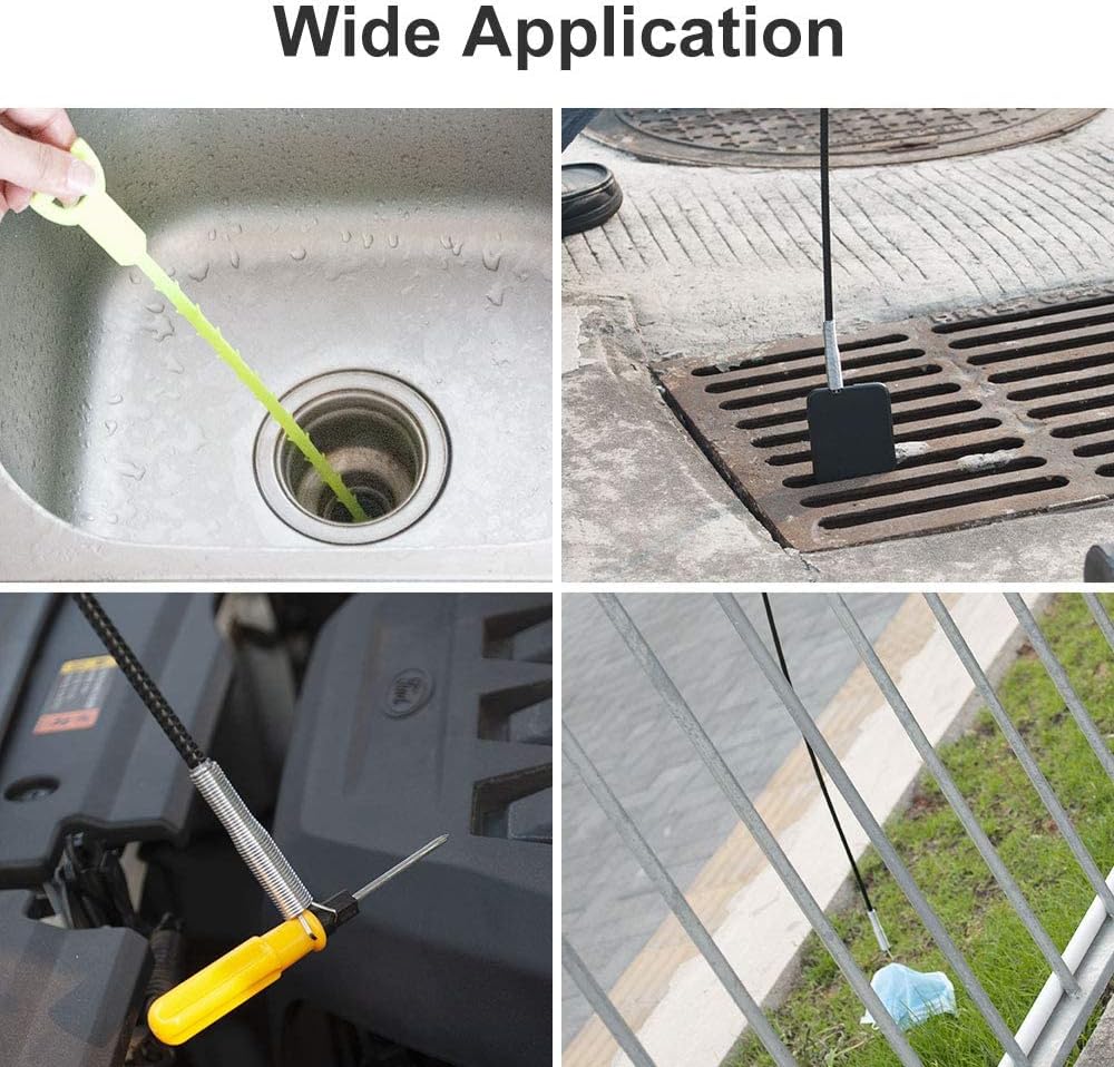DR.PEN_Flexible_Grabber_Claw_Pick_Up_Reacher_Tool_(Drain_Clog_Remove_Tool),_With_4_Claws_Bendable_Hose_Pickup_Reaching_Assist_Tool_for_Litter_Pick,_Home_and_Kitchen_Sink,_Drains,_Toilet_(35.4_inch)