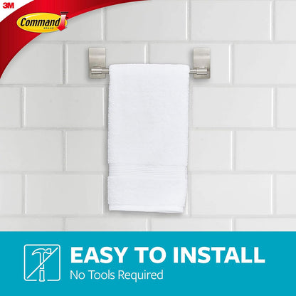 Command_Hand_Towel_Bar_Satin_Nickel_with_4_Water_Resistant_Command_Strips,_9"_Hand_Towel_Holder,_Holds_up_to_3_lb,_Great_for_Bathroom_Decor_on_The_Wall,_Inside_The_Cabinet,_or_in_The_Shower