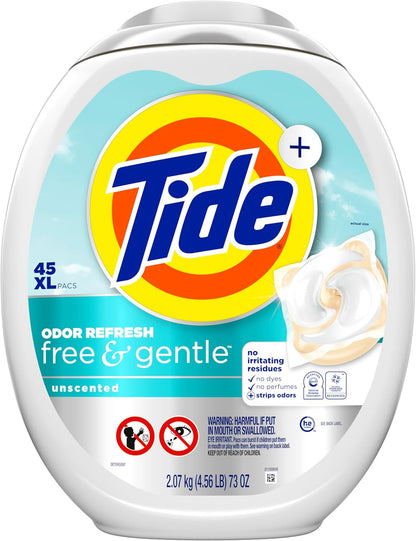 Tide_PODS_Free_and_Gentle_Odor_Refresh_Laundry_Detergent_Packs,_45_Count,_Hypoallergenic_Laundry_Detergent_Pods