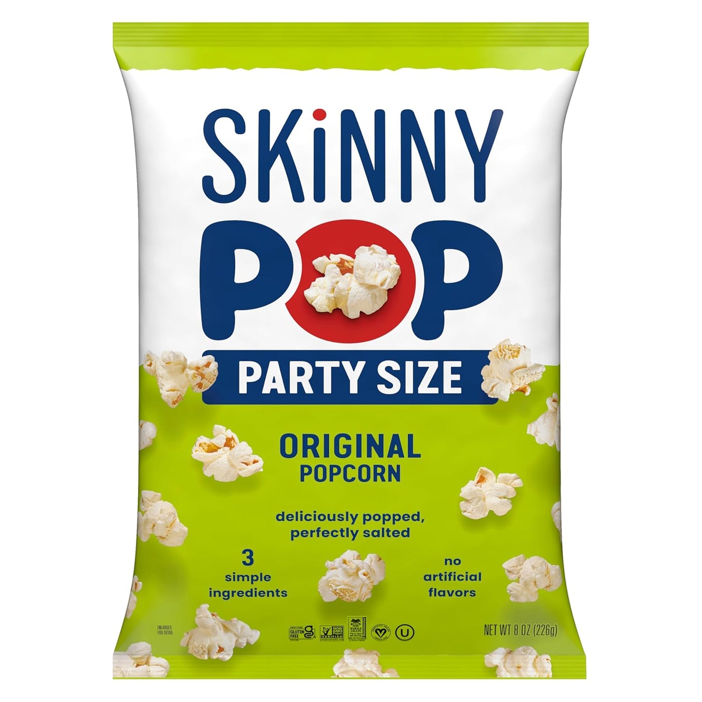 SkinnyPop_Popcorn,_Original,_Whole_Grain,_Dairy-Free_Snack,_8oz_Family_Size_Bag