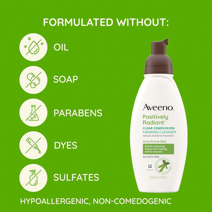Aveeno_Clear_Complexion_Foaming_Oil-Free_Facial_Cleanser_with_Soy_Extract_&_0.5%_Salicylic_Acid,_Acne_Treatment_Face_Wash_for_Acne-Prone_Skin,_Sulfate-Free_&_Hypoallergenic,_6_fl._oz