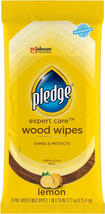 Pledge_Expert_Care_Enhancing_Wood_Wipes,_Lemon_Scent,_24_Count