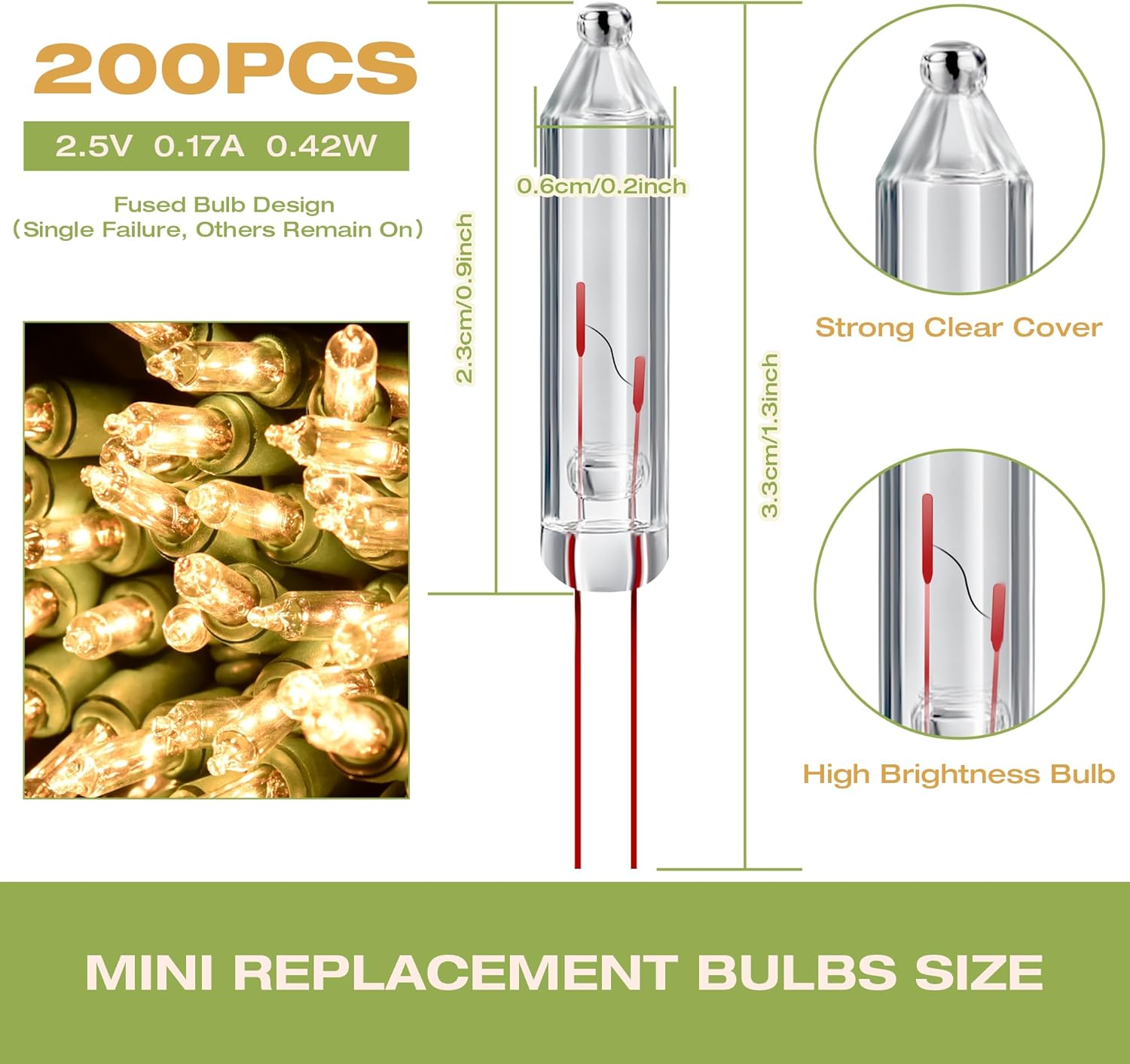 200_Pcs_Mini_Christmas_2.5_Volt_Replacement_Light_Bulbs_Christmas_Tree_Lights_String_Lights_Replacement_Bulbs_for_Indoor/Outdoor_Christmas_Lights_Decor_Home_Xmas_Tree