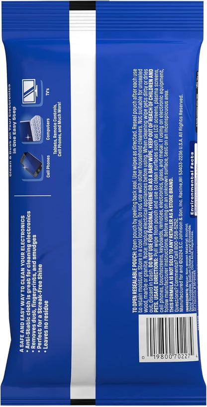 Windex_Electronic_Cleaning_Wipes,_Pre-Moistened_Screen_Wipes_for_TVs,_Phones,_and_Other_Electronics,_Resealable_for_a_Freshness_Lock,_25_Count