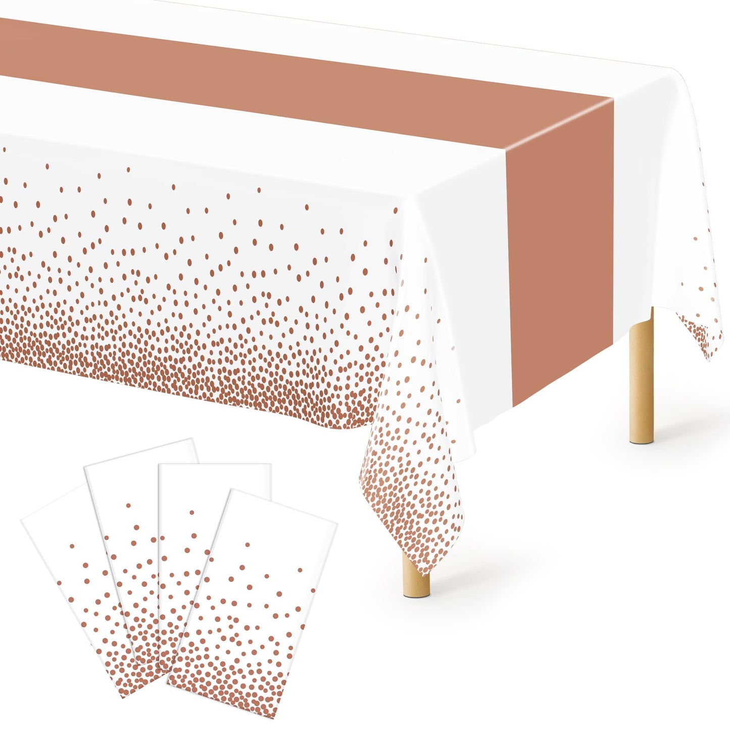 Pink Gold Dot - 4pcs 54x108 in