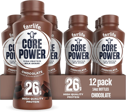 Core_Power_Protein_Shake,_Chocolate,_26g_Bottle,_14oz,_12_Pack