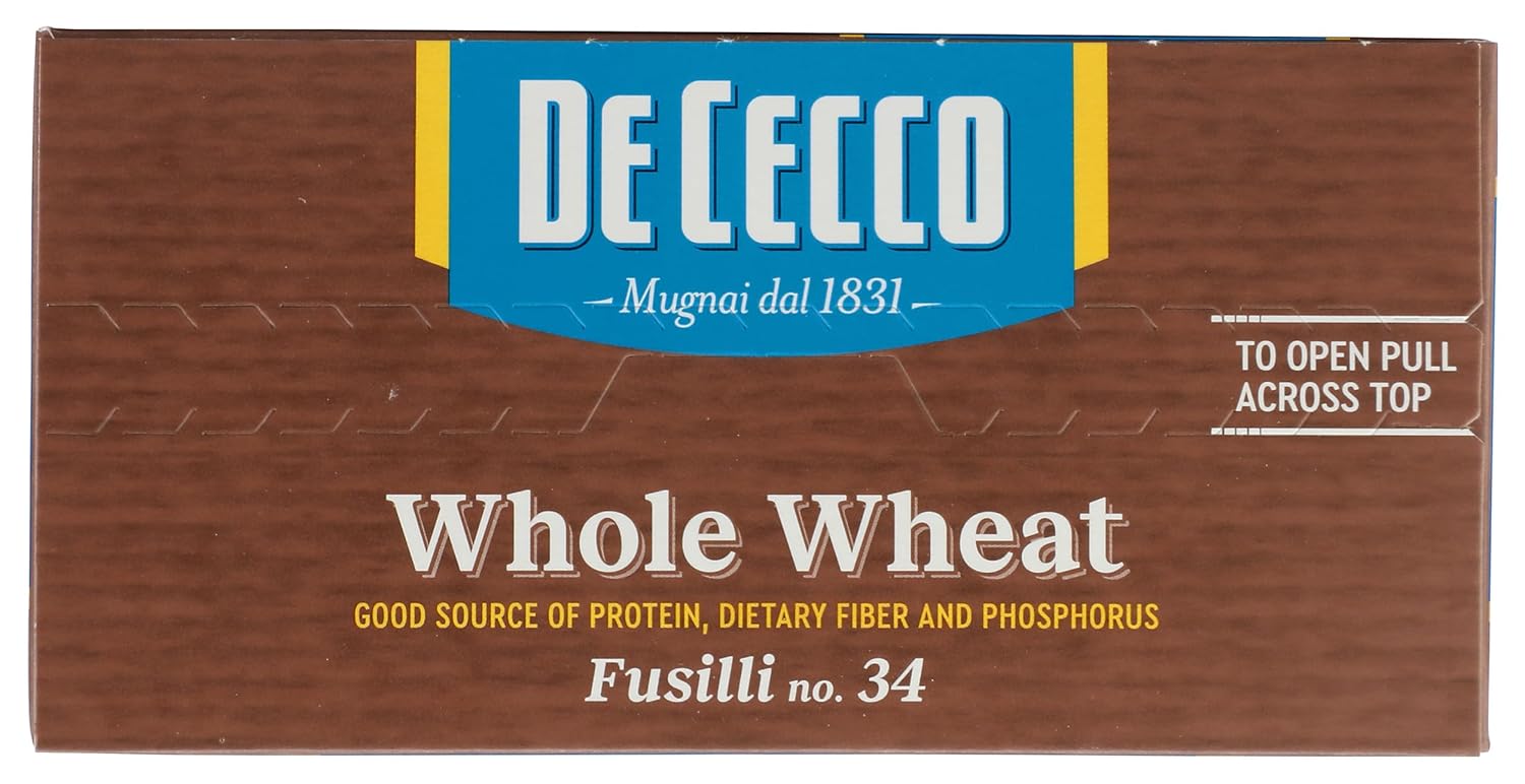 De_Cecco_Pasta_Fusilli_Whole_Wheat_Pasta,_13.25_oz