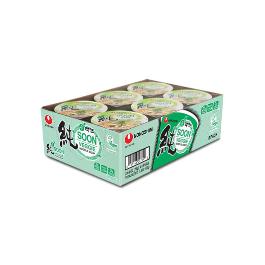 Nongshim_Soon_Cup_Noodle_Soup,_Veggie,_2.6_Ounce_(Pack_of_6)
