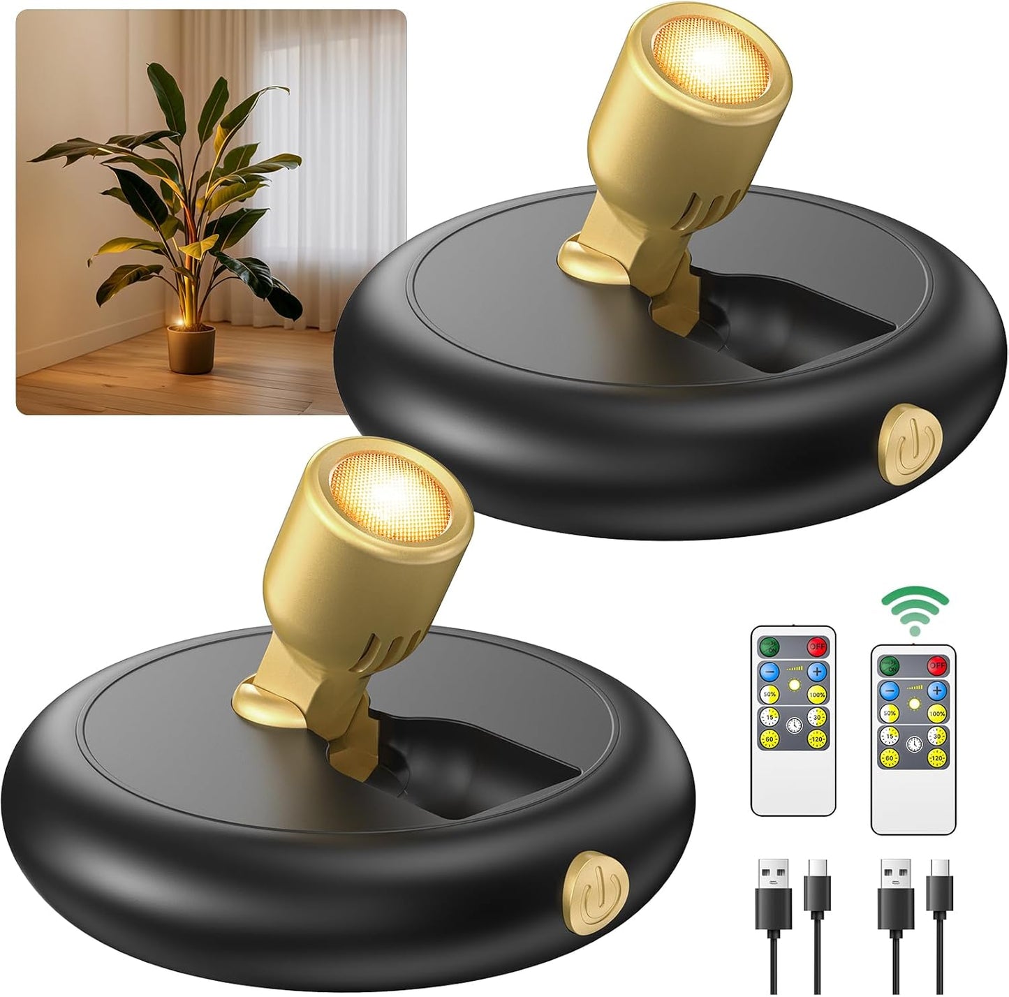 Rechargeable_Battery_LED_Spotlight_Indoor:_Wireless_Mini_Art_Accent_Spot_Lights_with_Timer_Remote_-_Small_Dimmable_Uplight_for_Plants_Display_Painting_Dartboard_Artwork_Portrait_Closet