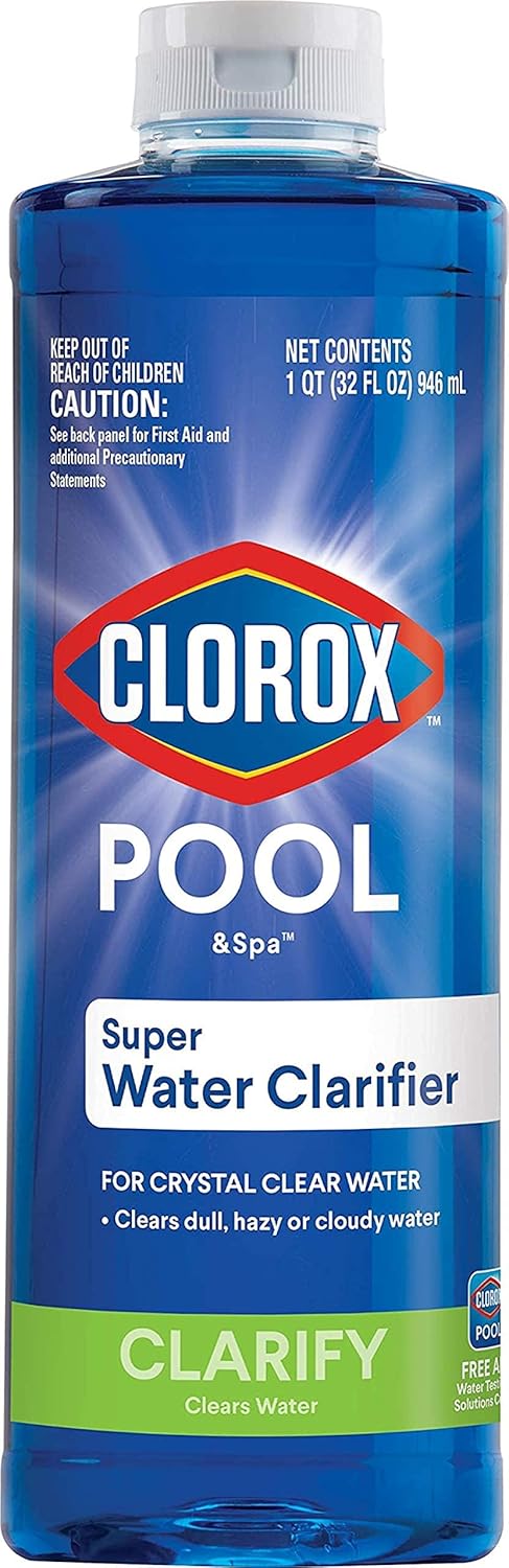 Clorox®_Pool&Spa™_Swimming_Pool_Super_Water_Clarifier,_Creates_Crystal_Clear_Pool_Water,_1_Quart_(Pack_of_1)