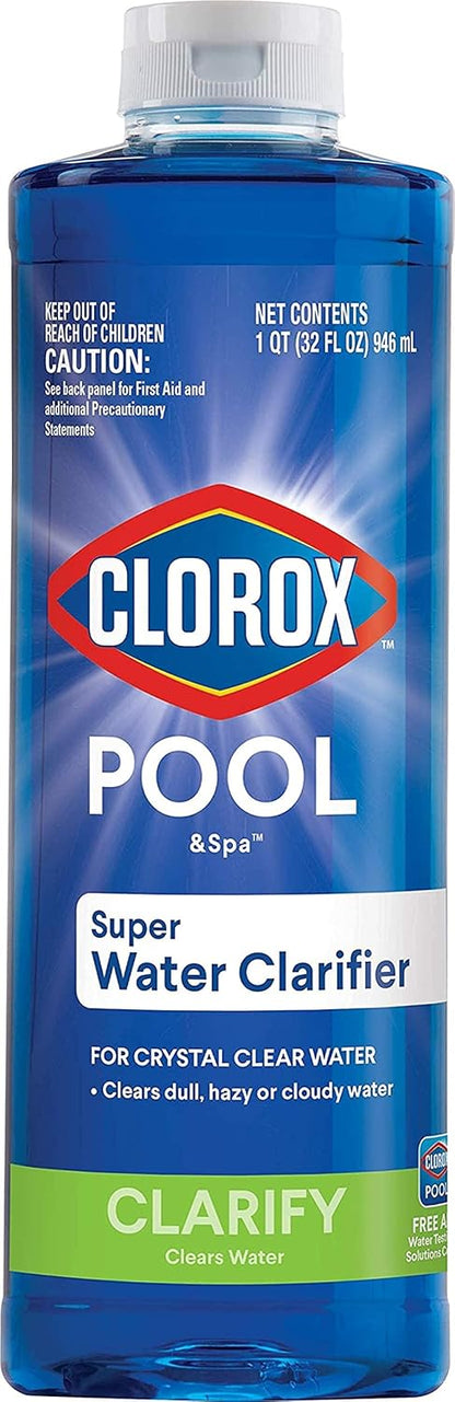 Clorox®_Pool&Spa™_Swimming_Pool_Super_Water_Clarifier,_Creates_Crystal_Clear_Pool_Water,_1_Quart_(Pack_of_1)