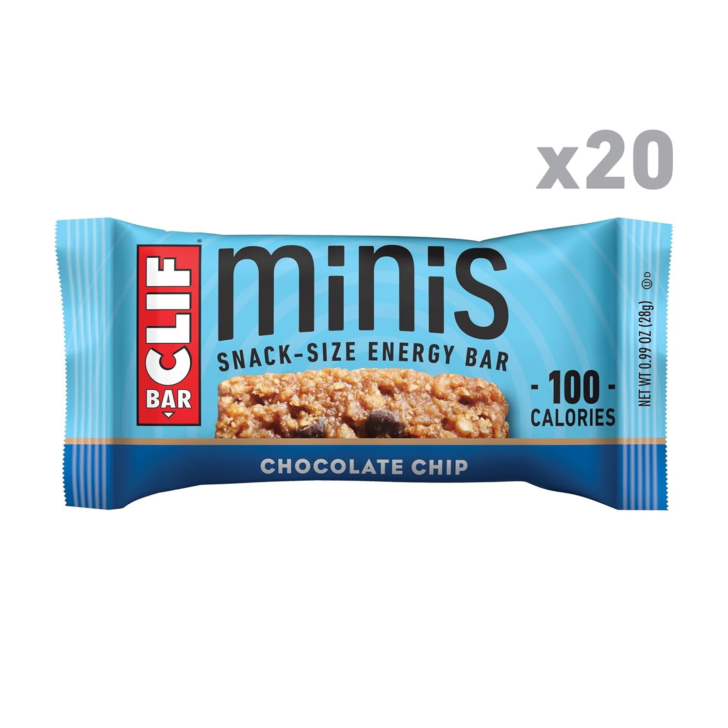 CLIF_BAR_Minis_-_Chocolate_Chip_-_Made_with_Organic_Oats_-_4g_Protein_-_Non-GMO_-_Plant_Based_-_Snack-Size_Energy_Bars_-_0.99_oz._(20_Pack)