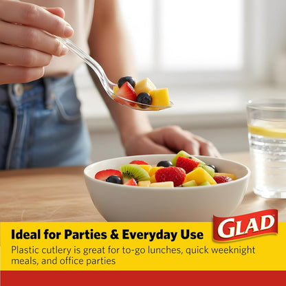 Glad_Clear_Plastic_Spoons,_Sturdy_Disposable_Plastic_Cutlery_for_Parties,_Events,_Outdoor_Meals,_and_Everyday_Use,_Clear_Neutral_Design_Fits_Any_Table_Setting,_24_Count