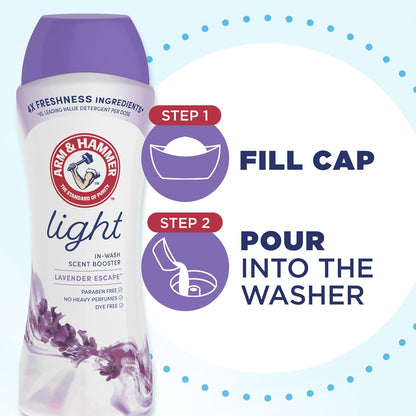 ARM_&_HAMMER_Light_In-Wash_Scent_Booster,_Laundry_Scent_Booster_Lavender_Escape_scent,_24_Oz