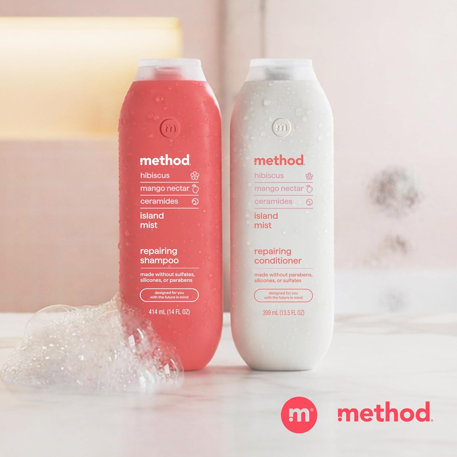 Method_Repairing_Shampoo,_Island_Mist_-_Nourishes_Hair_and_Restores_Damaged_Strands_-_Sulfate_Free,_Color_Safe_-_14_oz