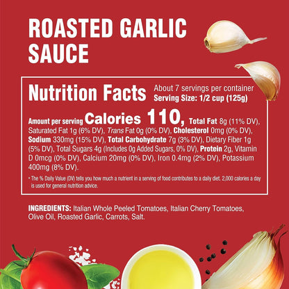 Rao's_Homemade_Tomato_Sauce_|_Roasted_Garlic_|_24_oz_|_Versatile_Pasta_Sauce_|_Carb_Conscious,_Keto_Friendly_|_All_Natural,_Premium_Quality_|_Made_with_Sweet_Italian_Tomatoes_and_Caramelized_Garlic