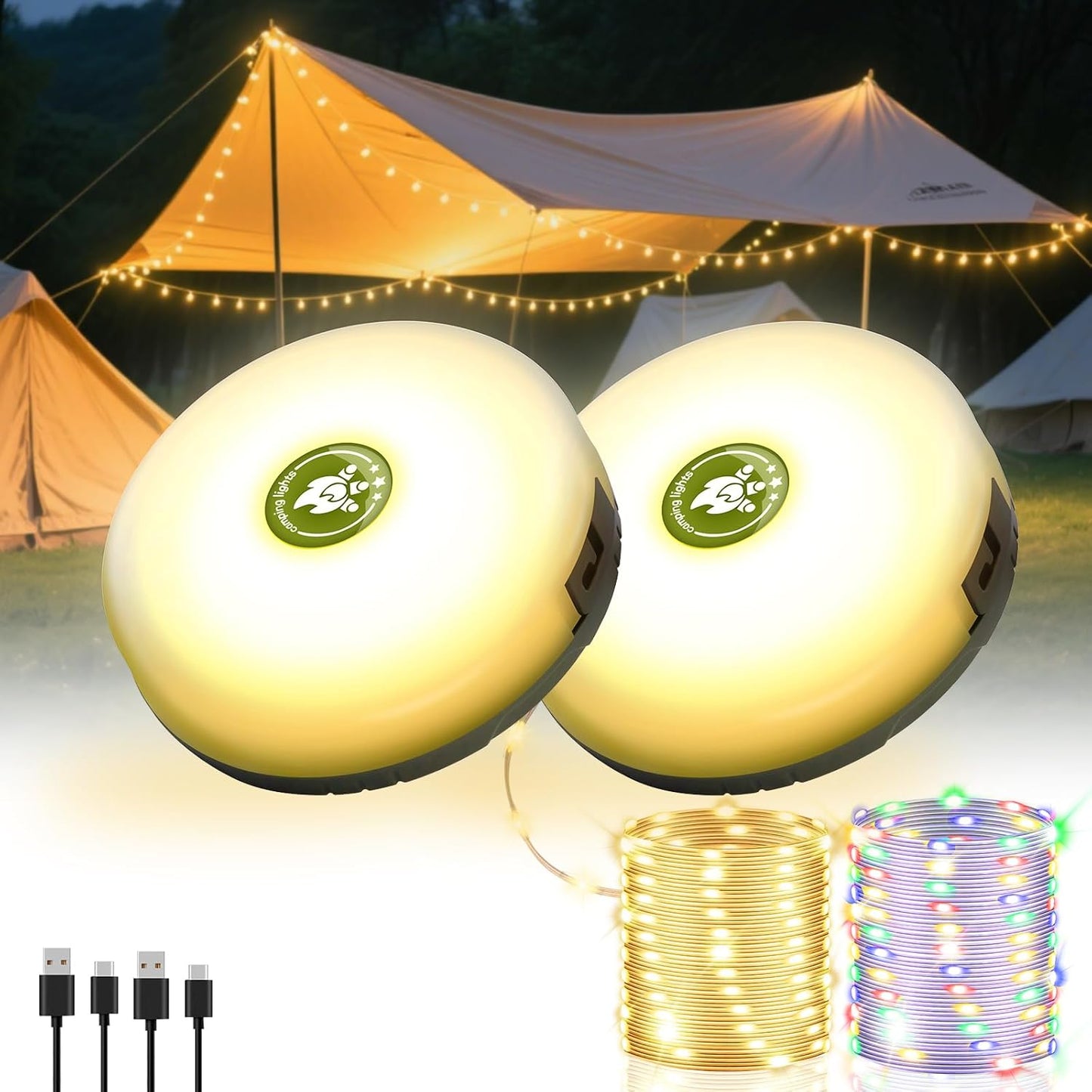 2Pack_Camping_String_Lights,_4-in-1_Quick_Storage_Camp_Light,_8Mode_32.8FT_Hanging_Tent_Lights,_Rechargeable_Camp_Lamp_As_Camping_Essentials_Gear,_Waterproof_LED_Lantern_for_Hiking_Travel_Patio_Party