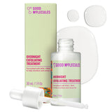 Good Molecules Overnight Exfoliating Treatment - Facial Exfoliant with AHA for Tone and Texture - Pore Minimizer, Skincare for Face with Salicylic Acid