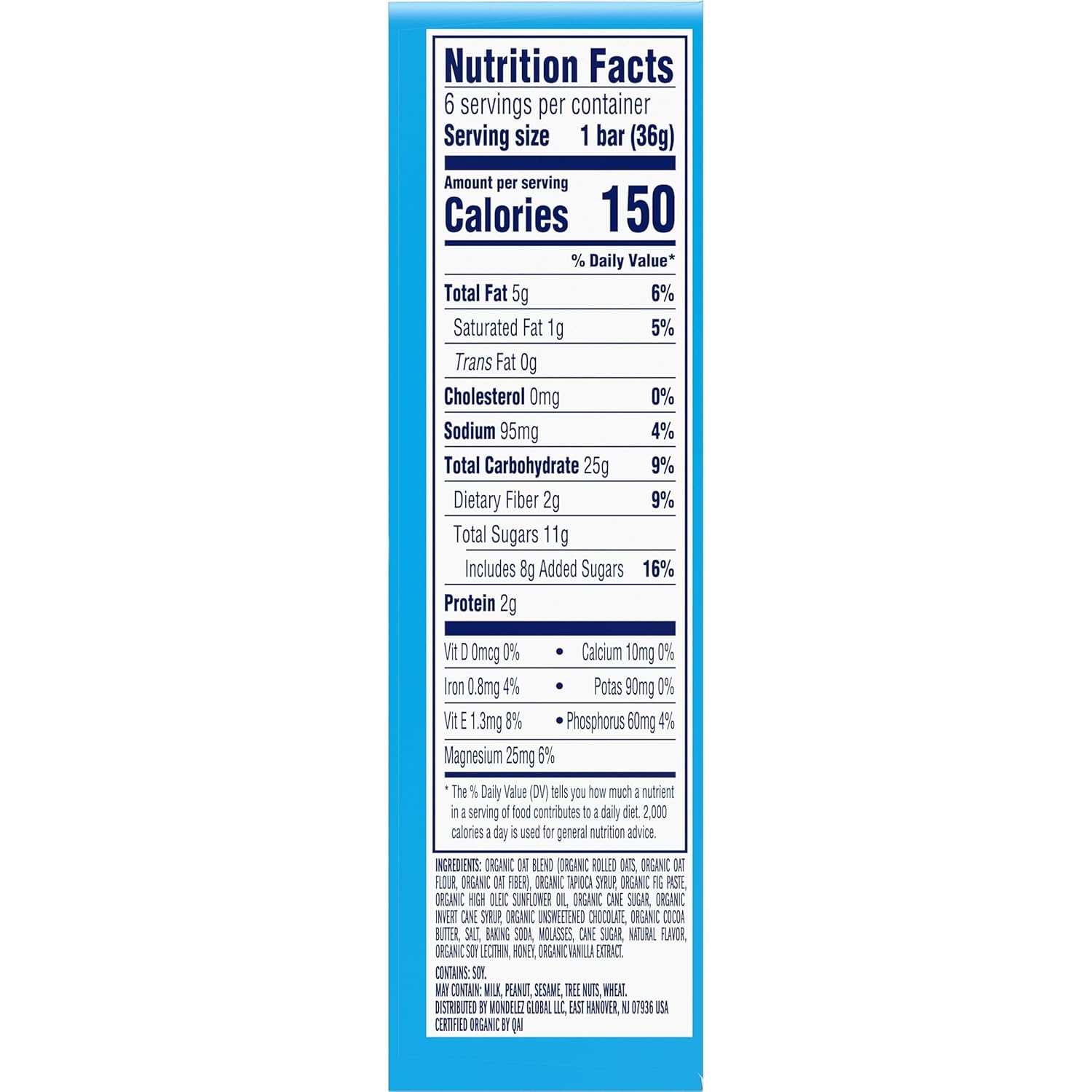 Zbar_-_Chocolate_Chip_-_Soft-Baked_Energy_Snack_Bars_-_Non-GMO_-_12g_Whole_Grains_-_USDA_Organic_Granola_Bars_(6_Pack)
