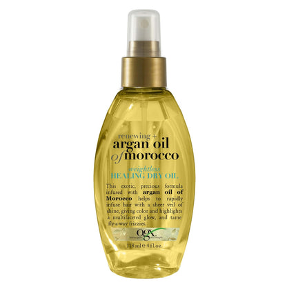 OGX_Renewing_+_Argan_Oil_of_Morocco_Weightless_Healing_Dry_Oil_Spray,_Lightweight_Hair_Oil_Mist_for_Split_Ends,_Frizzy_Hair_and_Flyaways,_Paraben-Free,_Sulfated-Surfactants_Free,_4_Fl_Oz