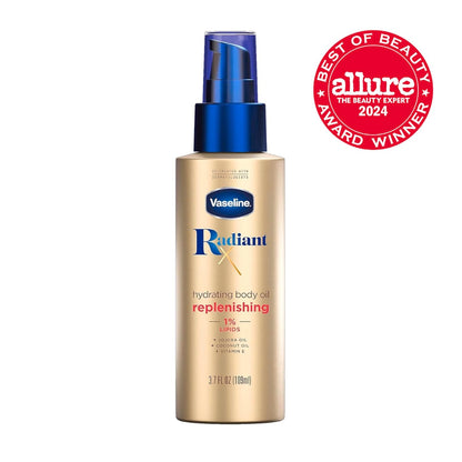 Vaseline_Radiant_X_Replenishing_and_Hydrating_Body_Oil_with_1%_Lipids,_Jojoba_Oil,_Coconut_Oil,_&_Vitamin_E_3.7_oz
