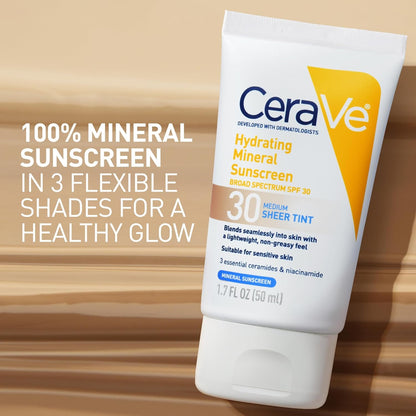 CeraVe_Hydrating_Mineral_Sunscreen_SPF_30_with_Sheer_Tint,_Tinted_Mineral_Sunscreen_with_Zinc_Oxide_&_Titanium_Dioxide,_Blends_Seamlessly_For_Healthy_Glow,_Medium,_1.7_Fluid_Ounce