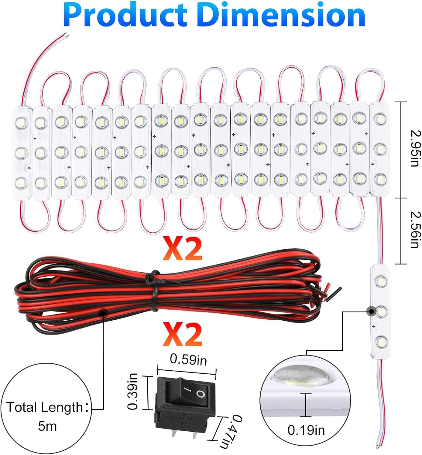 Linkstyle_12V_LEDs_Van_Interior_Light_Kits,_12V_LED_Light_Strip_LED_Module_Lights_Ceiling_Lamp_for_Car_Van_Truck_Auto_Vehicle