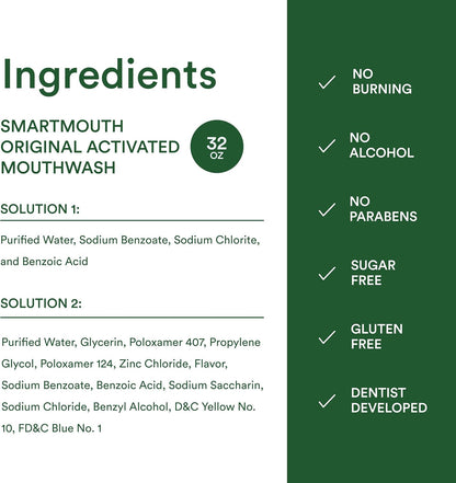 SmartMouth_Original_2-Bottle_Zinc_Activated_Mouthwash_with_Pumps_-_Instant_Fresh_Breath_Mouthwash_-_Eliminates_Bad_Odors_&_Bad_Breath_-_Sugar,_Gluten_&_Alcohol-Free_-_Fresh_Mint_-_16_fl_oz,_2-Pack