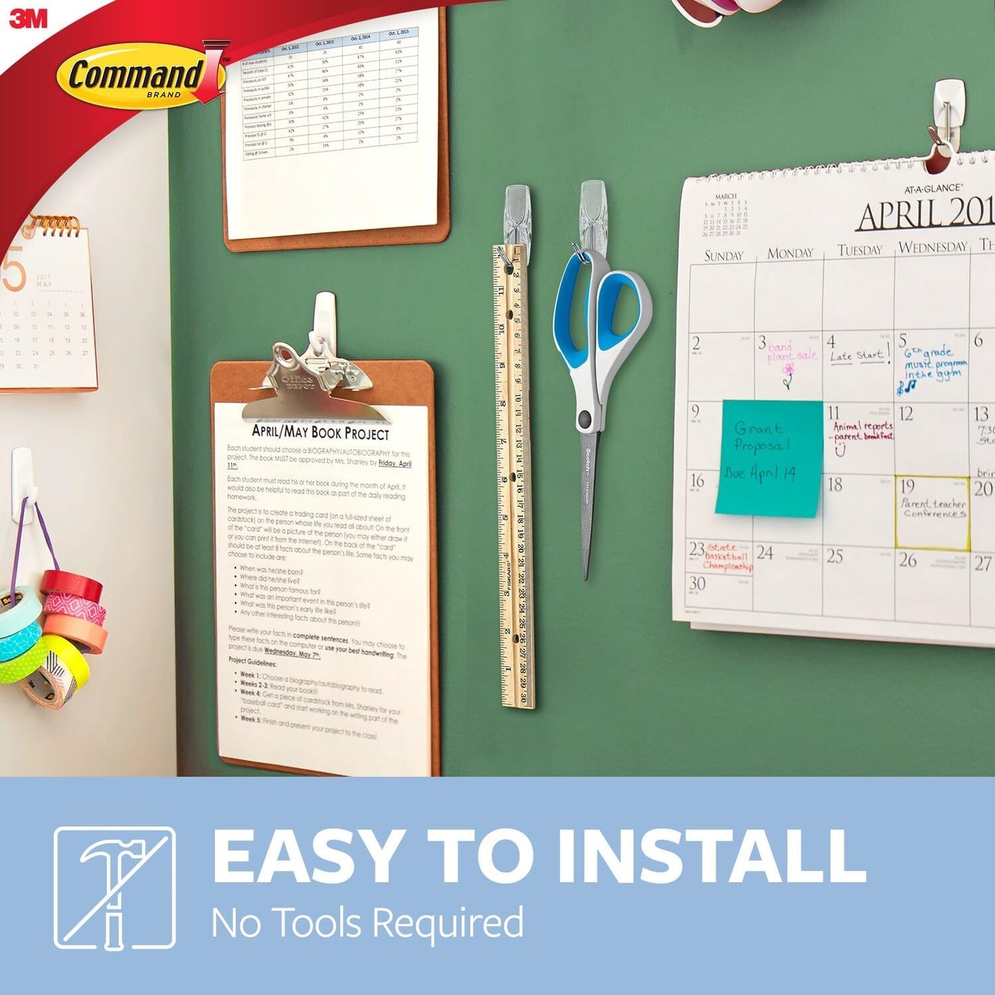Command_Medium_Clear_Wire_Toggle_Hooks,10_Wall_Hook_and_12_Strips,_Damage-Free_Hanging_with_Adhesive,_Great_for_Hanging,_Organization_and_Storage,_Holds_up_to_2_lb