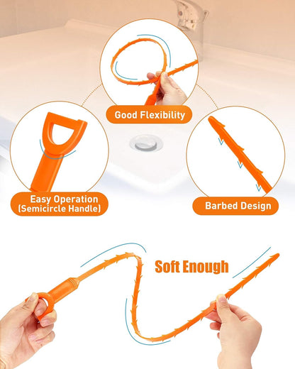 25_Inch_Snake_Drain_Clog_Remover_Tool,_6PCS_Hair_Drain_Cleaner_Tool,_Hair_Cather_Shower_Drain_Tool,_Drain_Auger_hair_Cleaning_Tool_for_Shower_Kitchen_Sink_Bath_Tub_Bathroom
