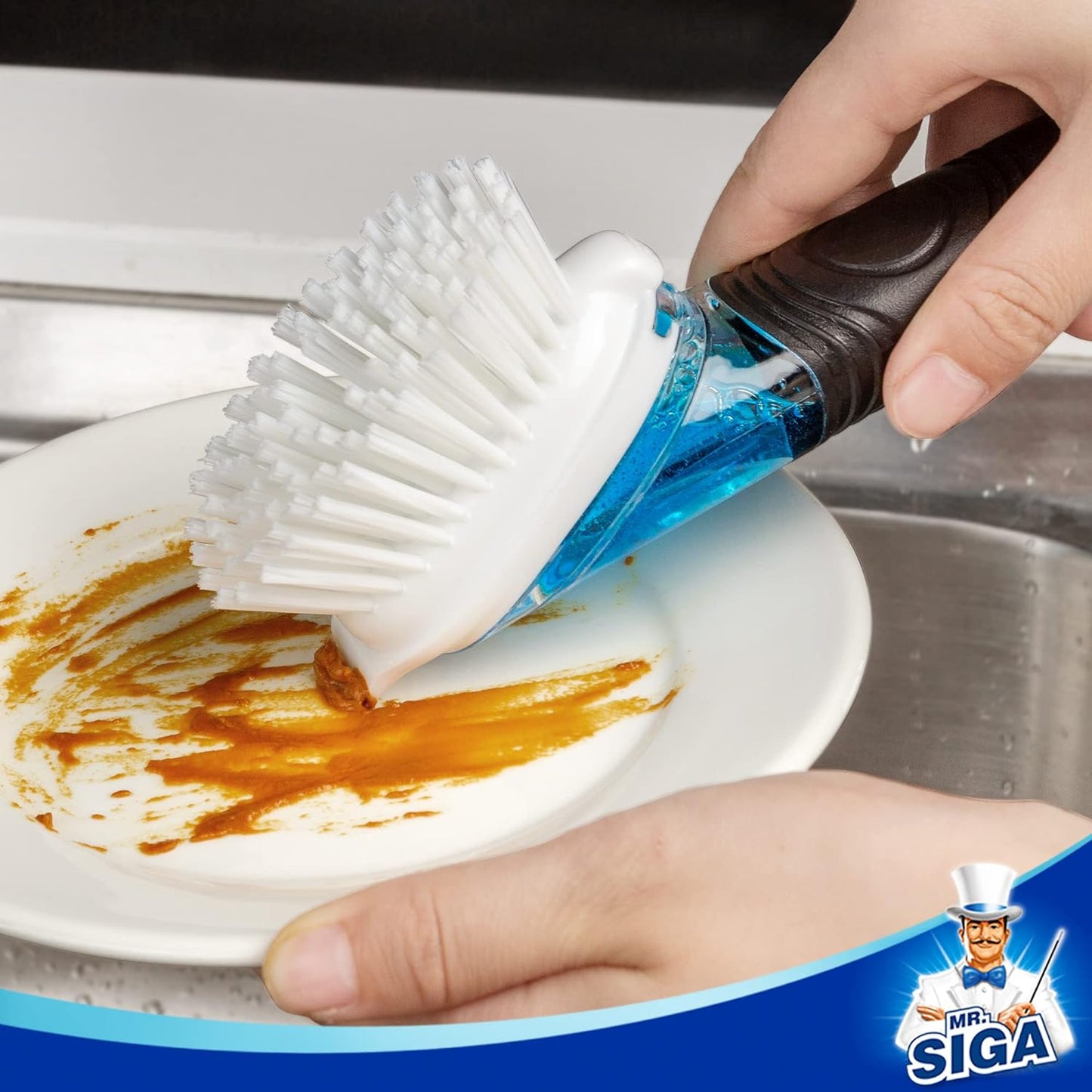 MR.SIGA_Soap_Dispensing_Dish_Brush_Refills,_4_Pack