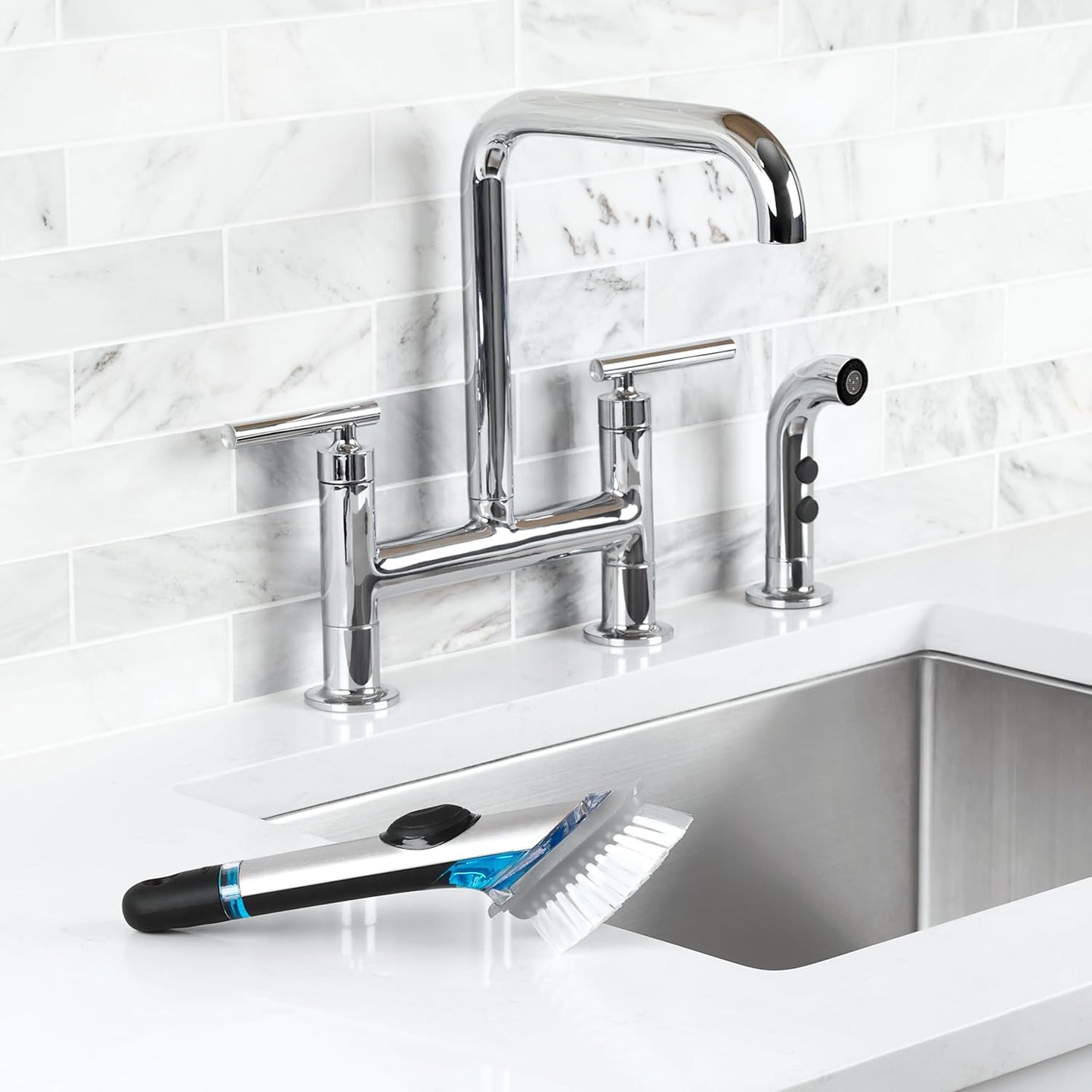 OXO_Steel_Soap_Dispensing_Dish_Brush,_Dish_Scrubber