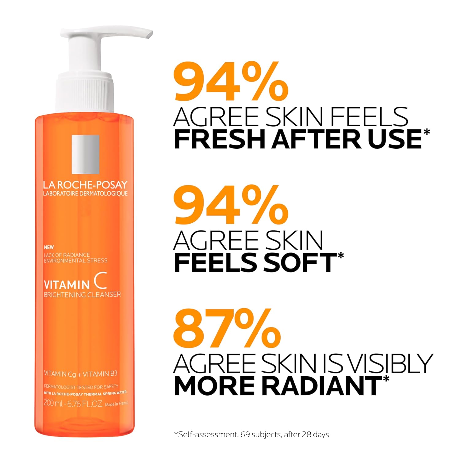 La_Roche-Posay_Vitamin_C_Brightening_Face_Wash,_Gentle_Foaming_Facial_Cleanser_with_Vitamin_Cg_and_Vitamin_B3_to_Brighten_and_Even_Skin_Tone,_Vitamin_C_Face_Wash_that_Cleanses_Dirt_&_Makeup,_200ml