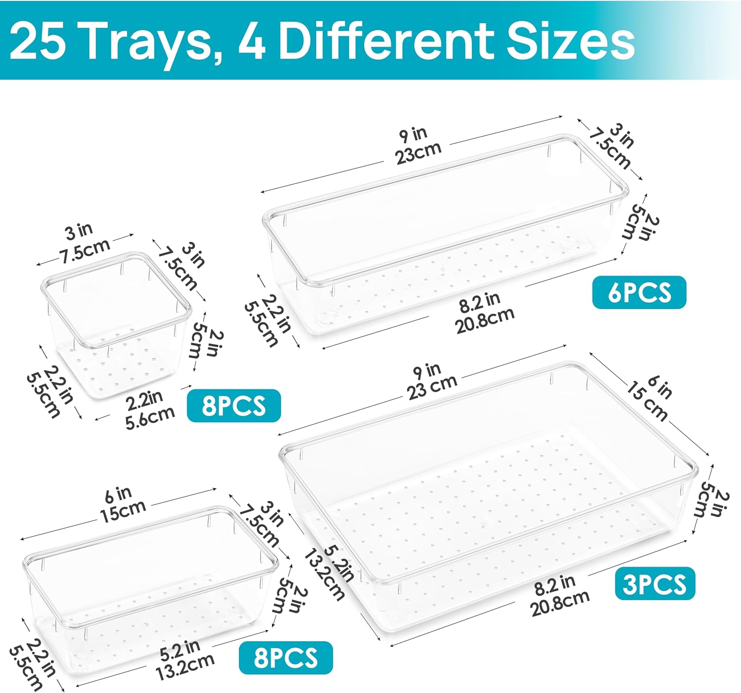 Vtopmart_25_PCS_Clear_Plastic_Drawer_Organizers_Set,_4-Size_Versatile_Bathroom_and_Vanity_Drawer_Organizer_Trays,_Storage_Bins_for_Makeup,_Bedroom,_Kitchen_Gadgets_Utensils_and_Office
