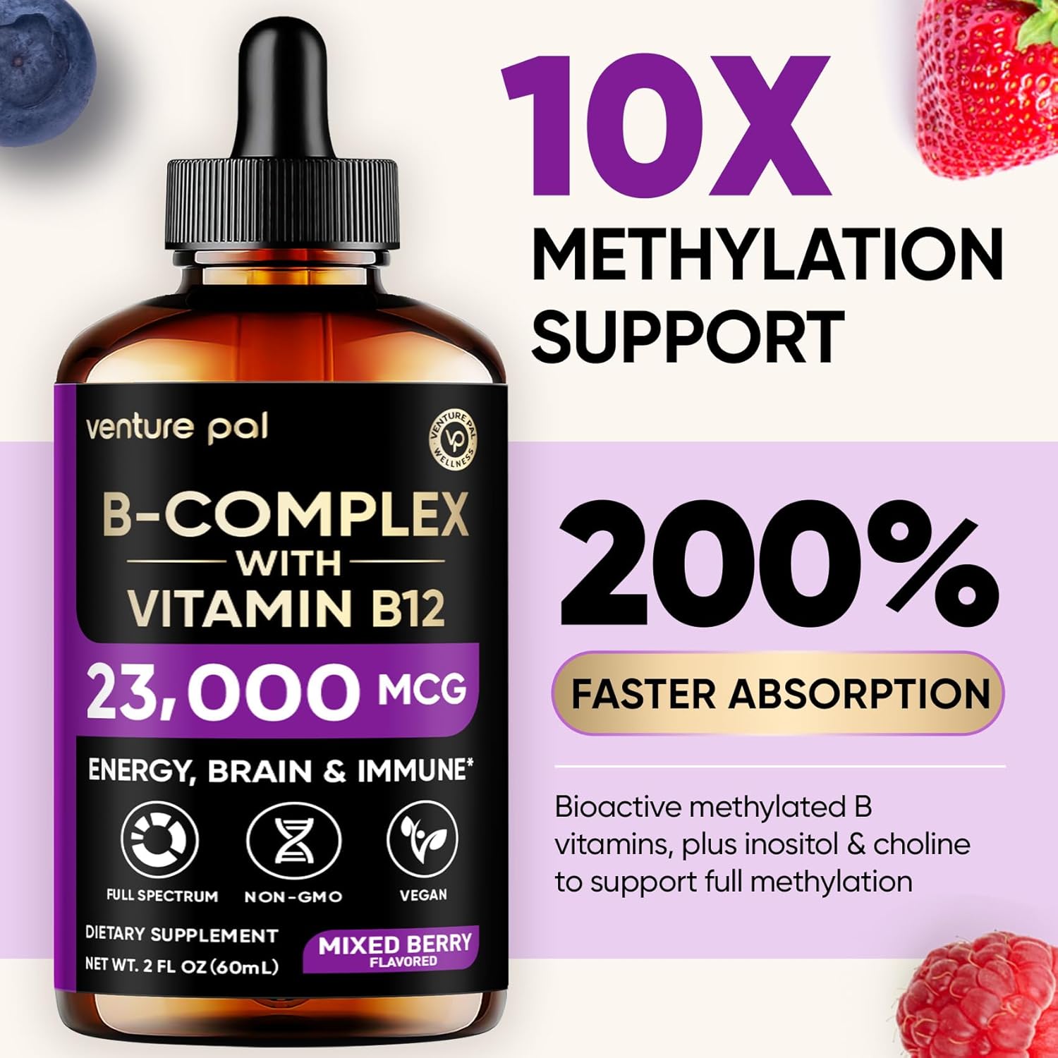 Venture_Pal_Vitamin_B_Complex_Liquid_Drops,_B12_Methylcobalamin_|_B9_Folic_|_B1,B2,B3,B5,B6,B16_-_Vitamin_C,_Choline,_Inositol,_Immune_&_Energy_Metabolism,_Brain_&_Heart_Support