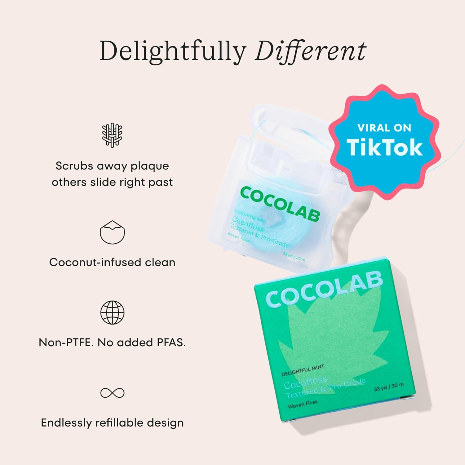 Cocofloss_Expanding_Woven_Dental_Floss_by_Cocolab,_Waxed_Tooth_Floss_for_Daily_Oral_Care,_Coconut_Oil_Infused,_Vegan,_for_Adults_and_Kids,_Mint_Scent,_1_Pack
