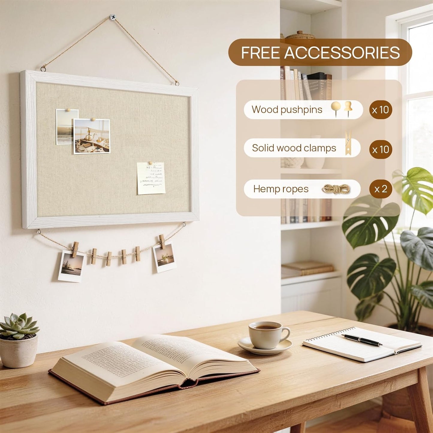 DOLLAR_BOSS_Double-Sided_Bulletin_Boards_with_Linen,_16"x12"_Cork_Board