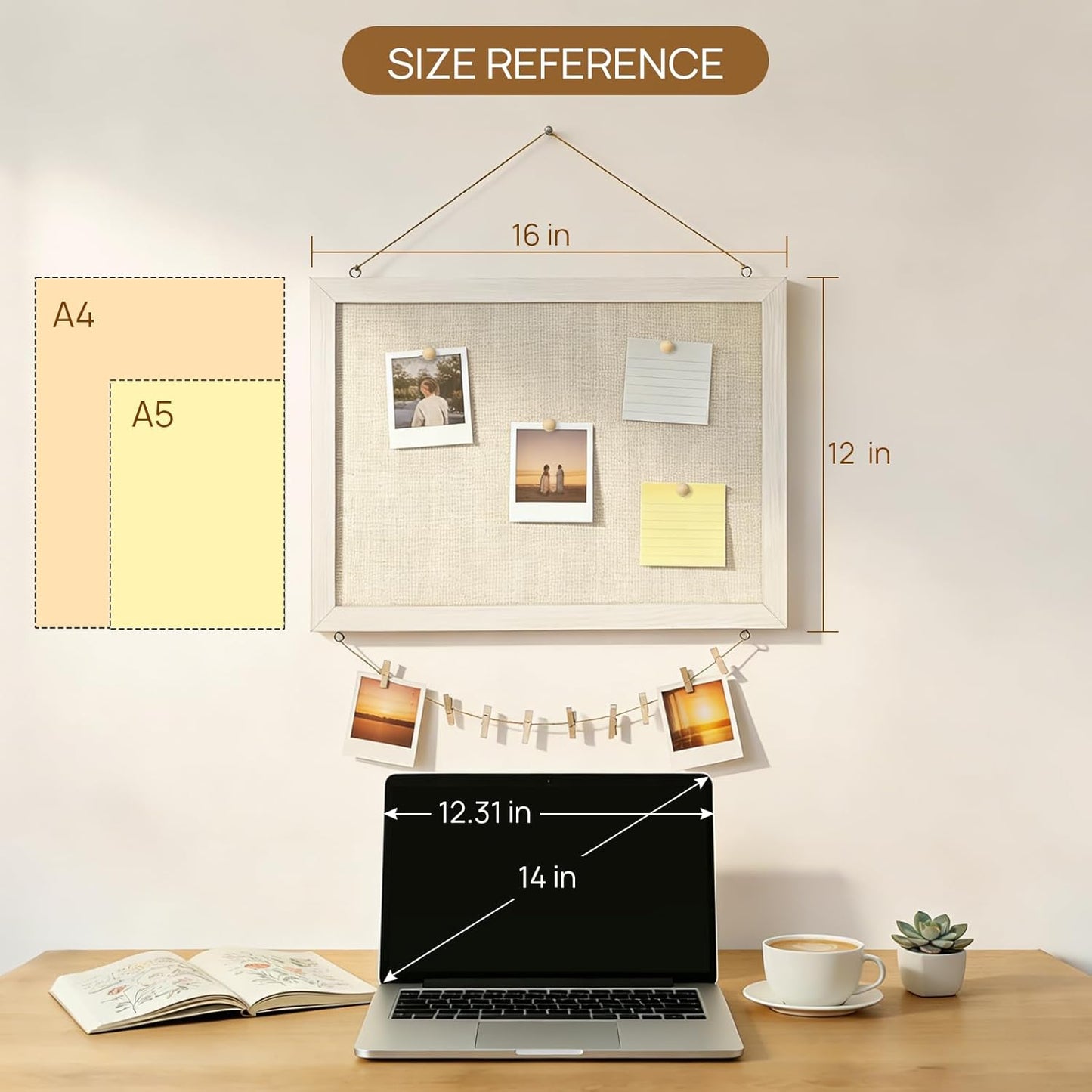 DOLLAR_BOSS_Double-Sided_Bulletin_Boards_with_Linen,_16"x12"_Cork_Board