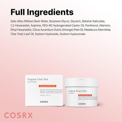 COSRX_BHA_Toner_Pads,_70_Sheets,_Exfoliating_Pads_for_Dead_Skin_&_Blackheads,_Minimize_Pores,_Prevent_Breakouts,_Improve_Skin_Texture,_Korean_Skin_Care