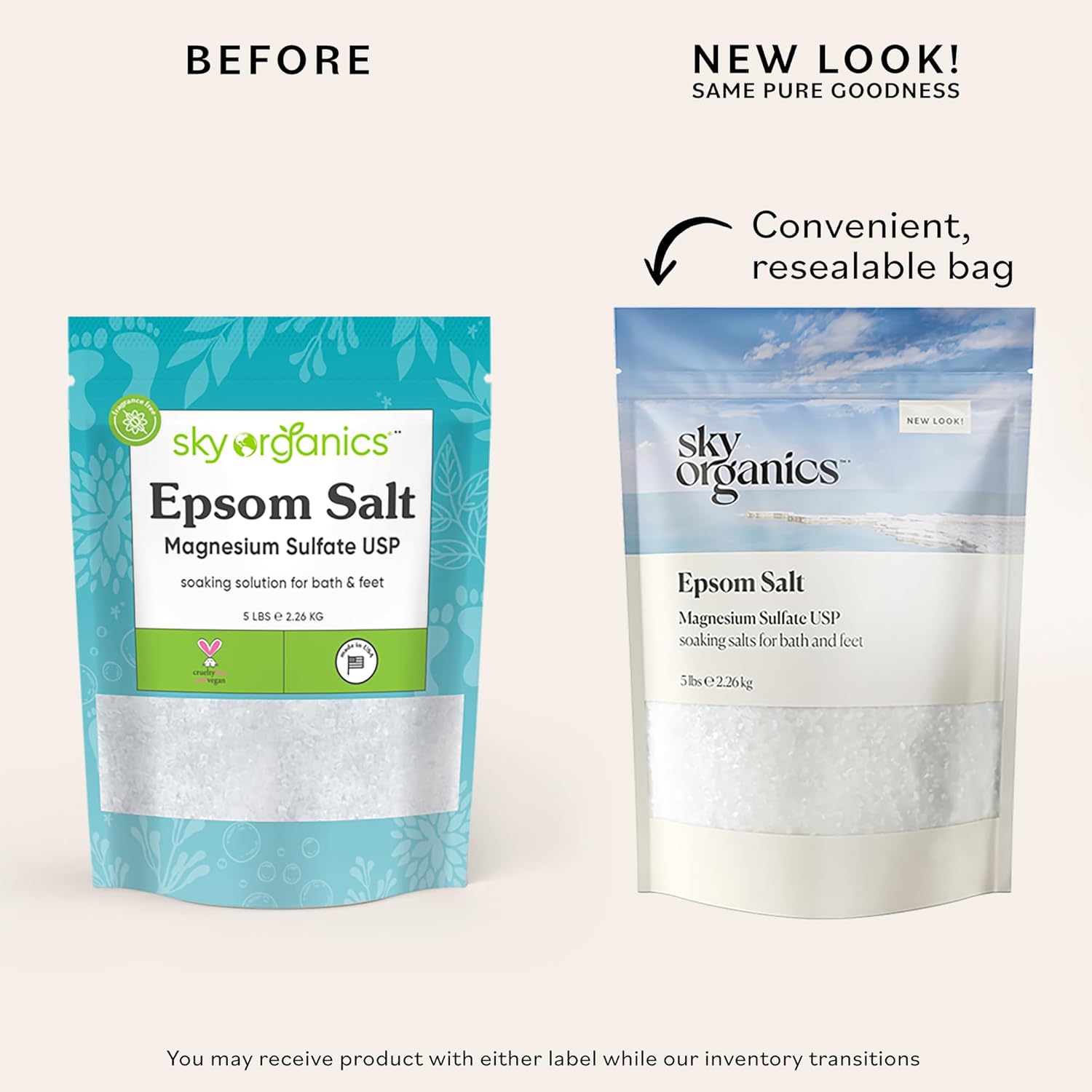 Sky_Organics_-_Epsom_Salt_Bath_Soak,_5_lbs_-_Magnesium_Sulfate_USP_-_100%_Pure,_Medium_Grain_-_Unscented_-_Soaking_Bath_Salts_-_Resealable_Bag_-_Natural,_Vegan_&_Cruelty_Free_-_Self_Care_-_Bath_&_Feet