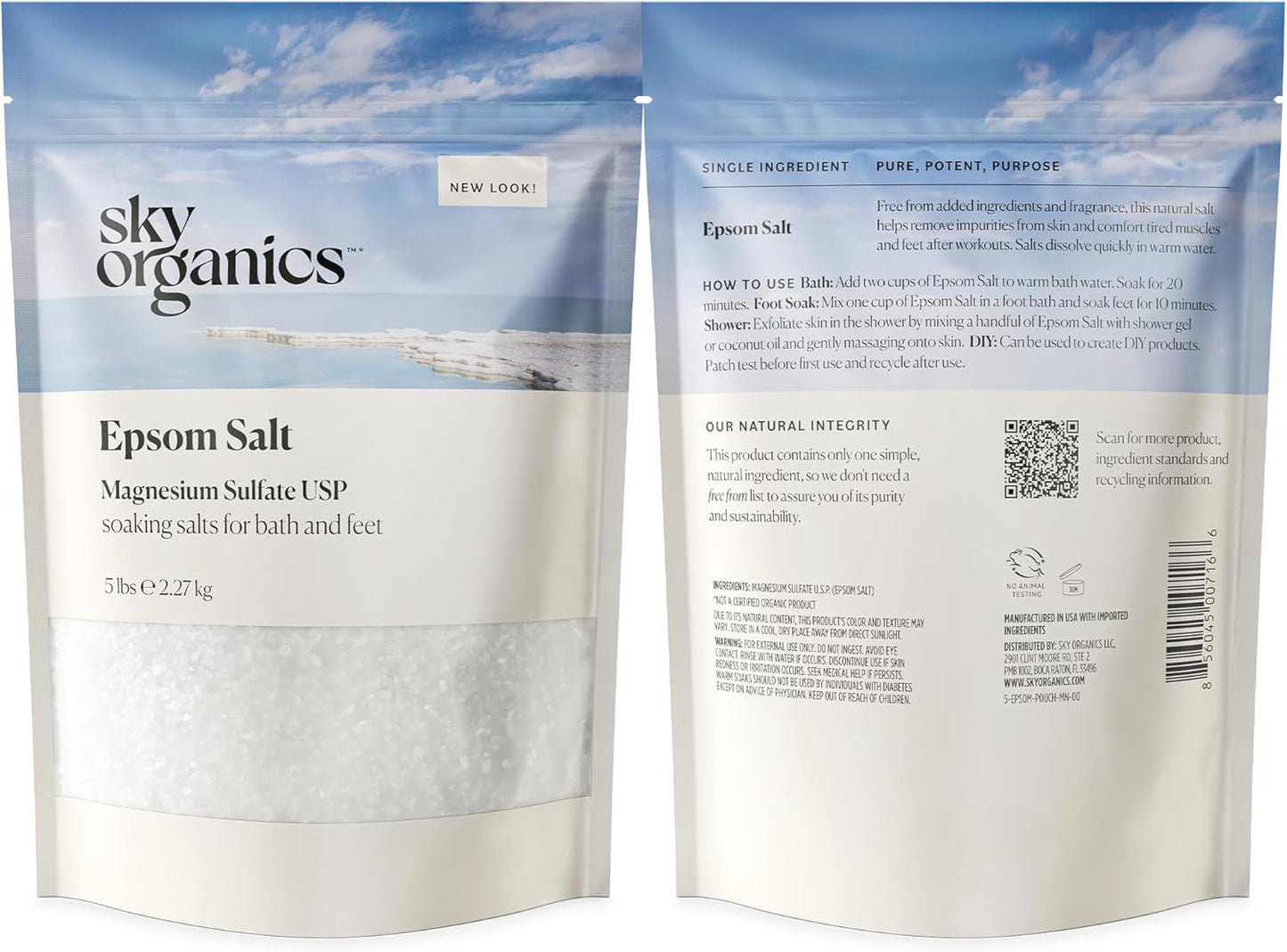 Sky_Organics_-_Epsom_Salt_Bath_Soak,_5_lbs_-_Magnesium_Sulfate_USP_-_100%_Pure,_Medium_Grain_-_Unscented_-_Soaking_Bath_Salts_-_Resealable_Bag_-_Natural,_Vegan_&_Cruelty_Free_-_Self_Care_-_Bath_&_Feet