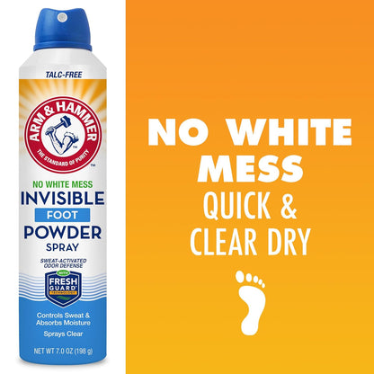 Arm_&_Hammer_Invisible_Foot_Powder_Spray,_Clear_Talc-Free_Sweat_Control,_Odor_Eliminating_Foot_Spray_For_Men_&_Women,_7_Oz_(3_Pack)