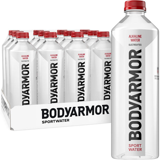 BODYARMOR_SportWater_Alkaline_Water,_Superior_Hydration,_High_Alkaline_Water_pH_9+,_Electrolytes,_Perfect_for_your_Active_Lifestyle,_1.5_Liter_(Pack_of_12)