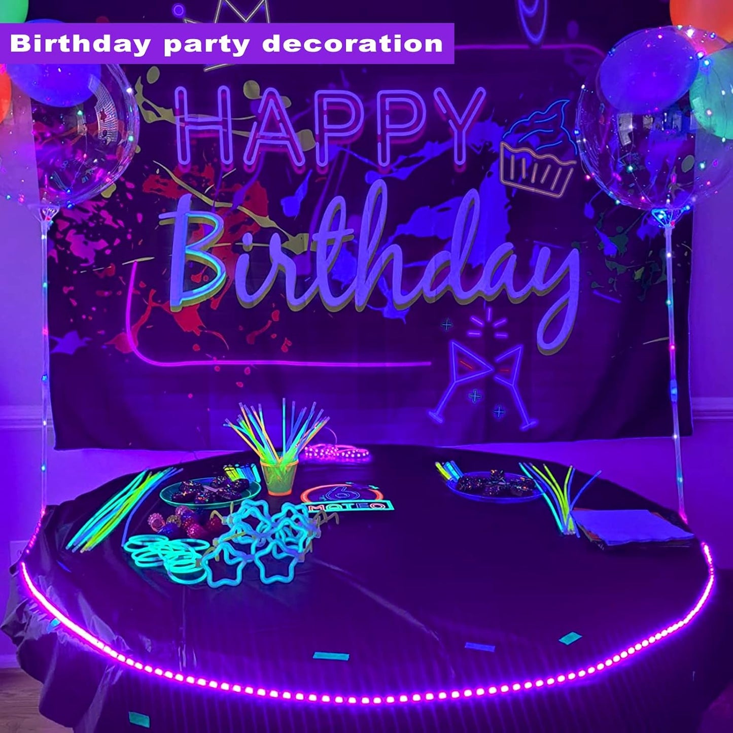 6.6ft_Black_Light_LED_Strips,_120_Lamp_Beads,_USB_Cable_1.5m_LED_Black_Light_Strip_Kit,_DC5V_10W_Flexible_Blacklight_strip_lights,_Non-Waterproof_UV_Light_Strip_for_Indoor,_TV_Decor,_Party,_Halloween