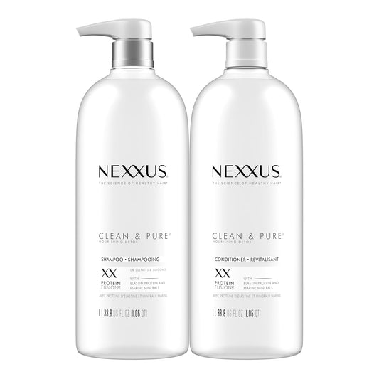 Nexxus_Clean_and_Pure_Clarifying_Shampoo_and_Conditioner_2-Pack_With_ProteinFusion,_for_Nourished_Hair_Paraben_Free_33.8_oz